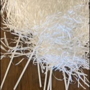 White Fringe shaker Pom Pom’s